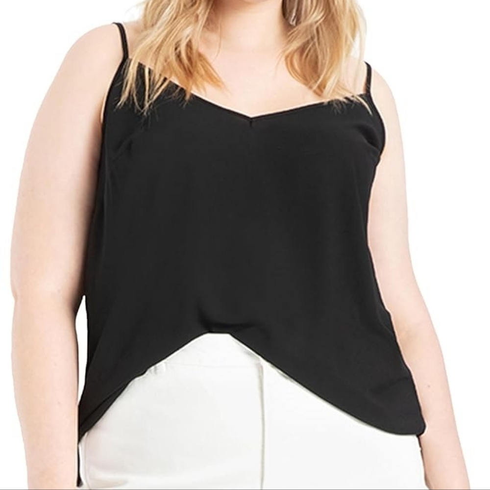 3/$30 NWT Eloquii Black V-neck Cami